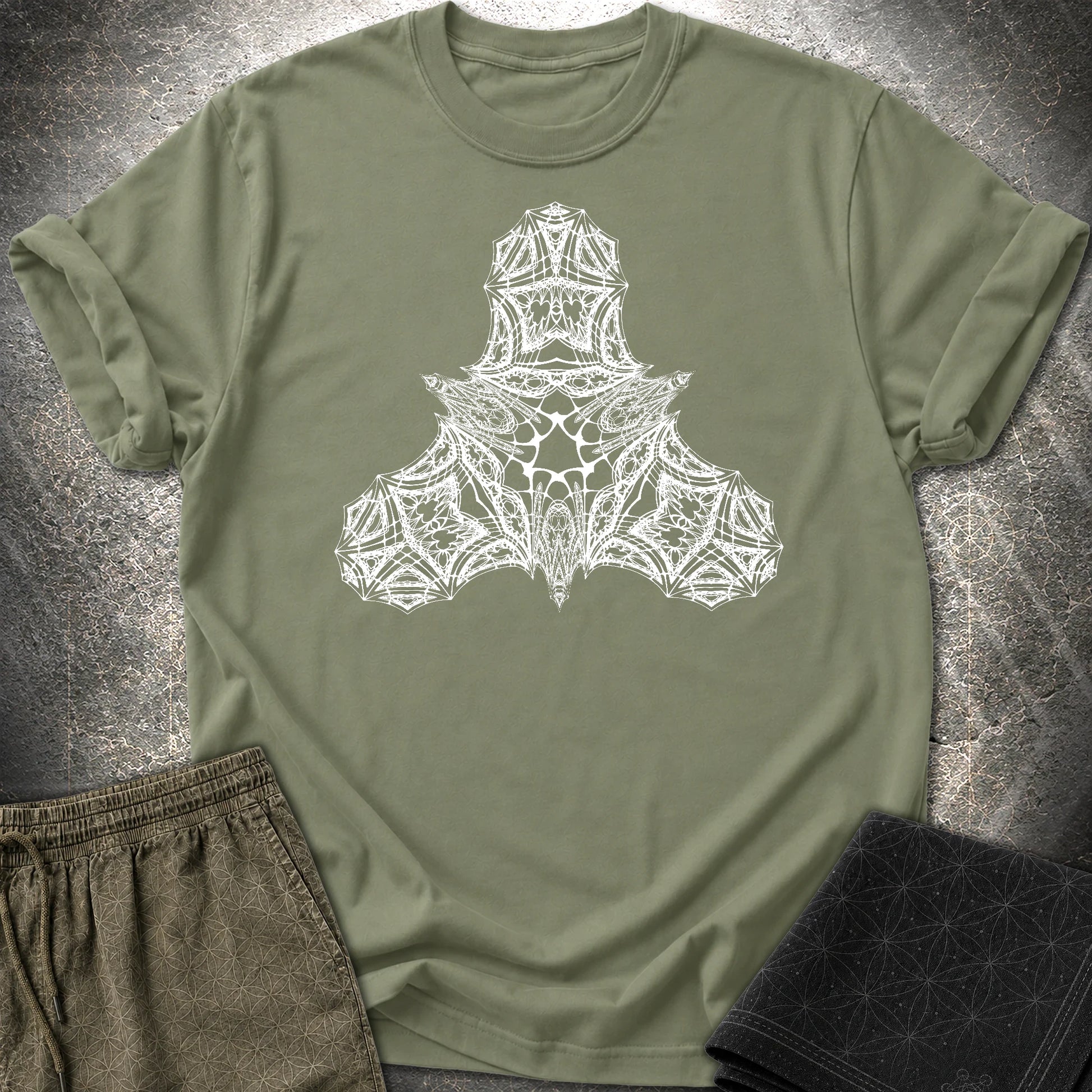 Organic Triple T-Shirt - Organic Triple T-Shirt - Military Green