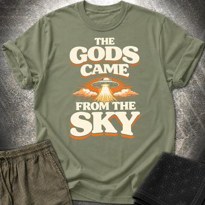 The Gods Came From Sky - The Gods Came From Sky T-Shirt - Military Green