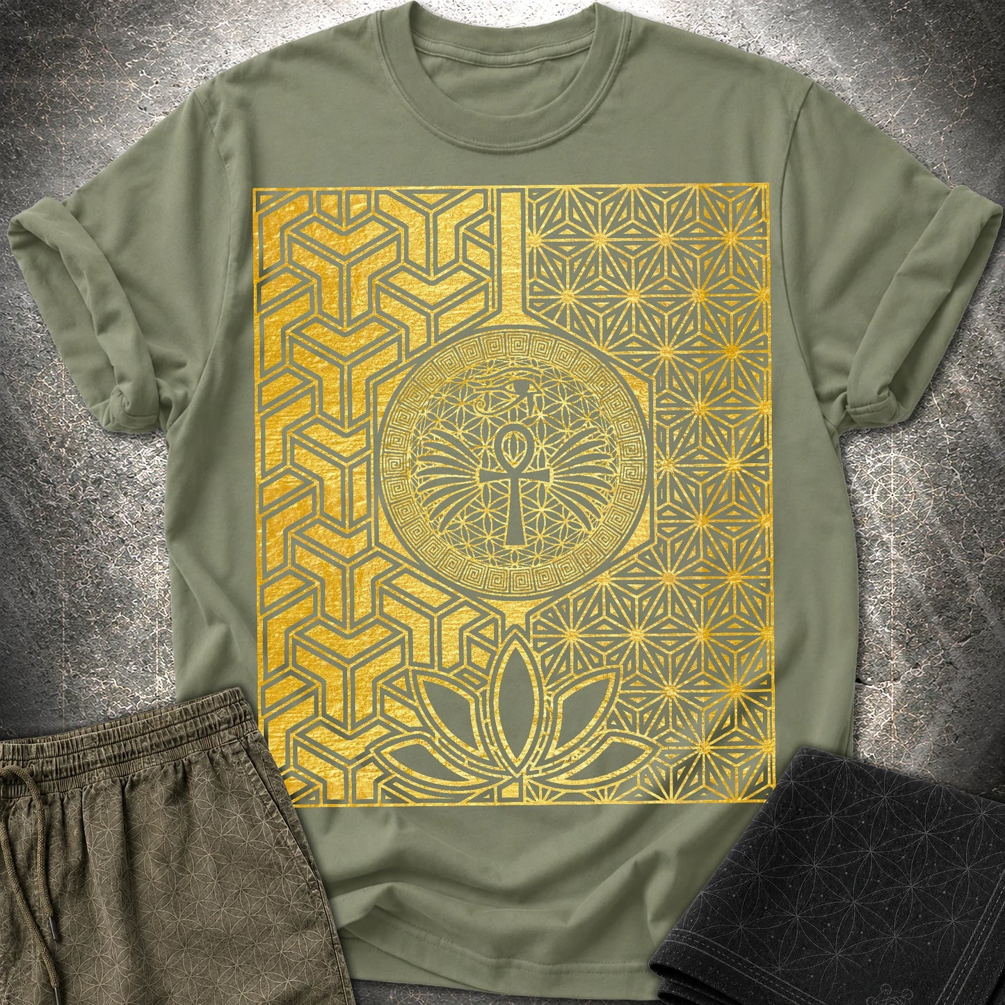 Ancient Egypt T-Shirt - Ancient Egypt T-Shirt - Military Green