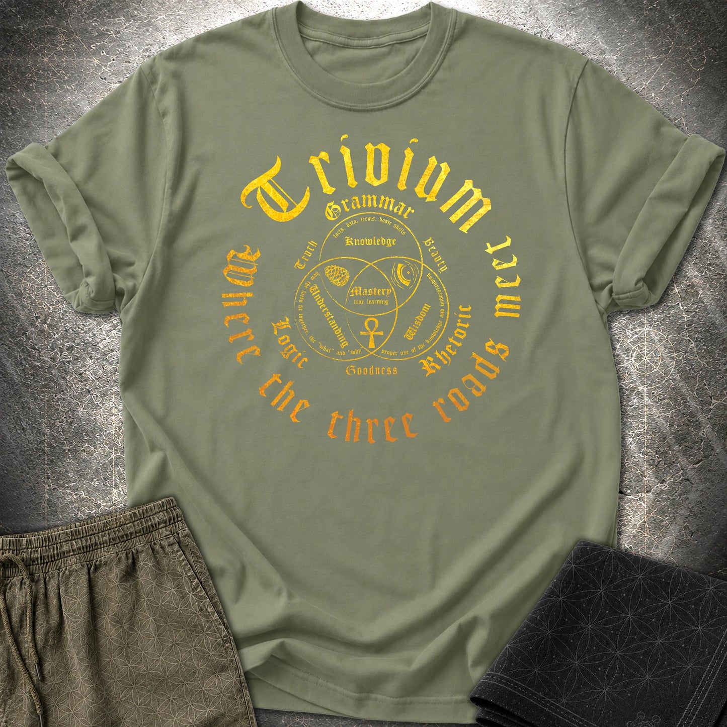 Trivium T-Shirt - Trivium T-Shirt - Military Green