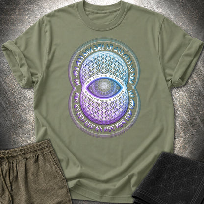 Alan Watts You Are The Universe T-Shirt - Alan Watts You Are The Universe T-Shirt - Military Green
