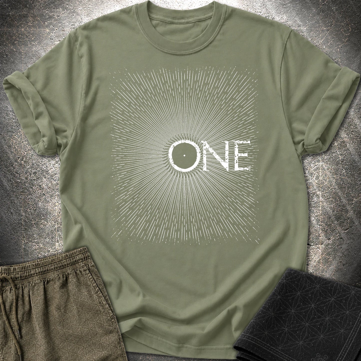 We Are All One T-Shirt - We Are All One T-Shirt - Military Green