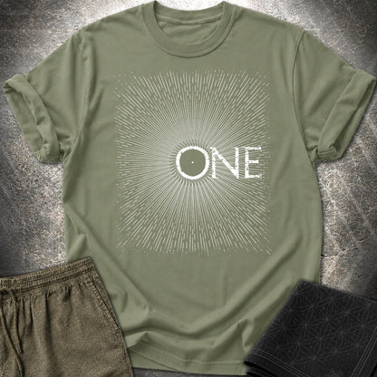 We Are All One T-Shirt - We Are All One T-Shirt - Military Green