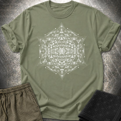 Meta Mosaic T-Shirt - Meta Mosaic T-Shirt - Military Green
