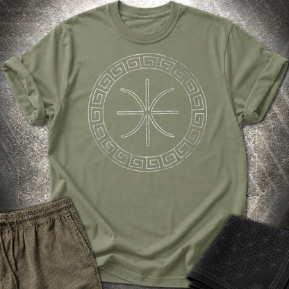 Delphic Epsilon Greek T-Shirt - Delphic Epsilon Greek T-Shirt - Military Green