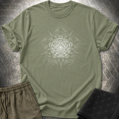 Pentagon Mosaic T-Shirt - Pentagon Mosaic T-Shirt - Military Green