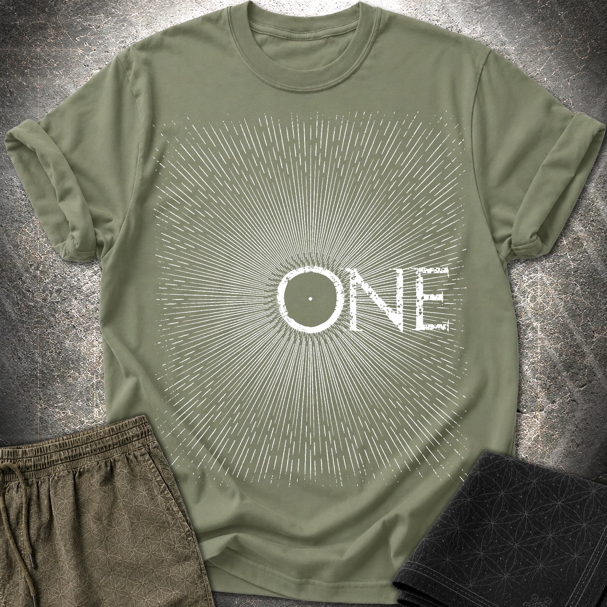We Are All One T-Shirt - We Are All One T-Shirt - Military Green