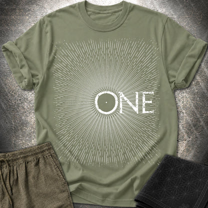 We Are All One T-Shirt - We Are All One T-Shirt - Military Green
