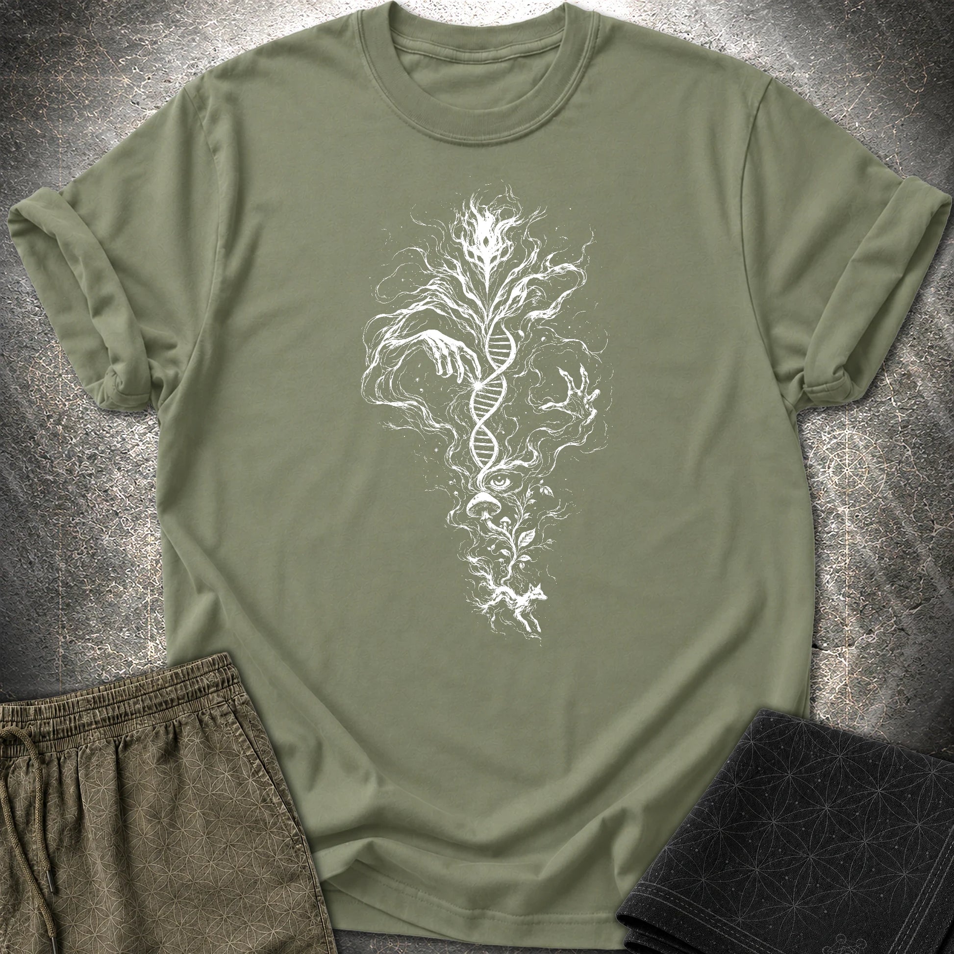 Life's Engineer T-Shirt - Life's Engineer T-Shirt - Military Green