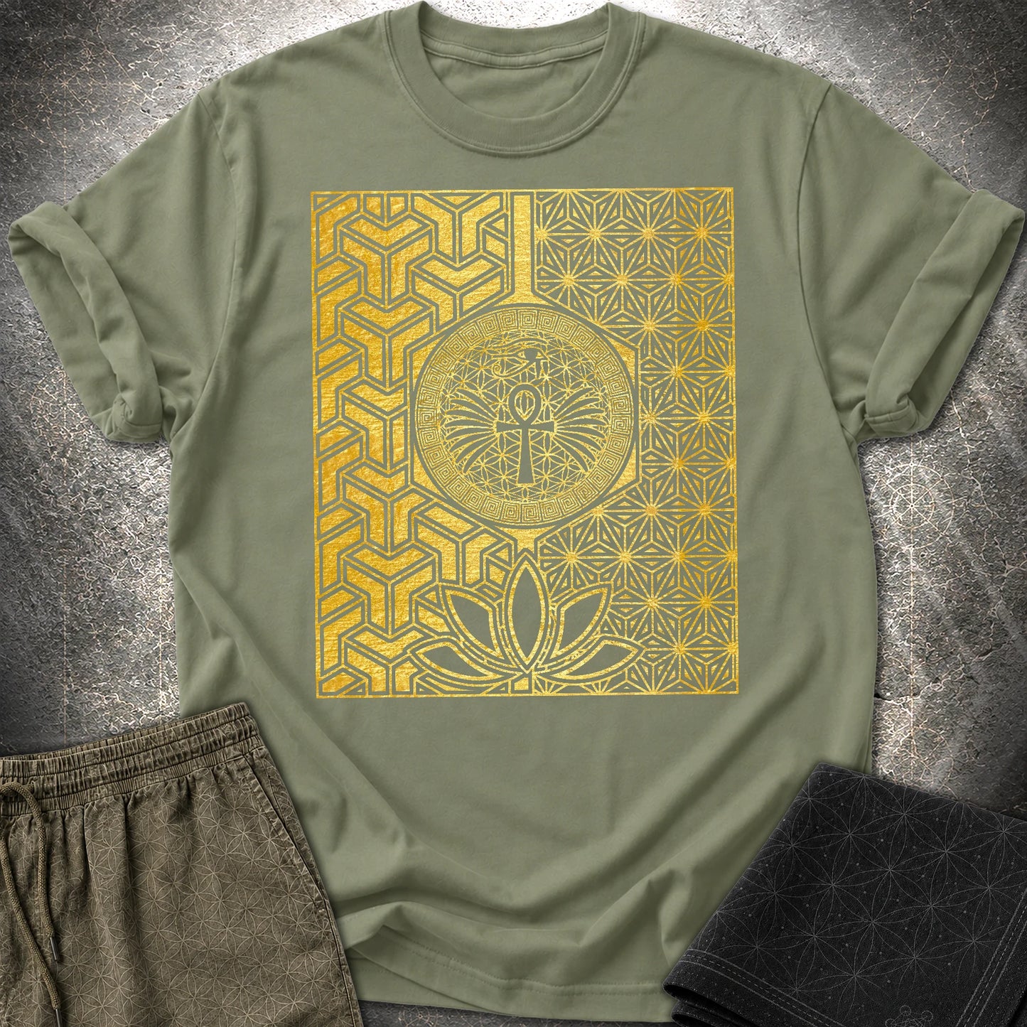 Ancient Egypt T-Shirt - Ancient Egypt T-Shirt - Military Green