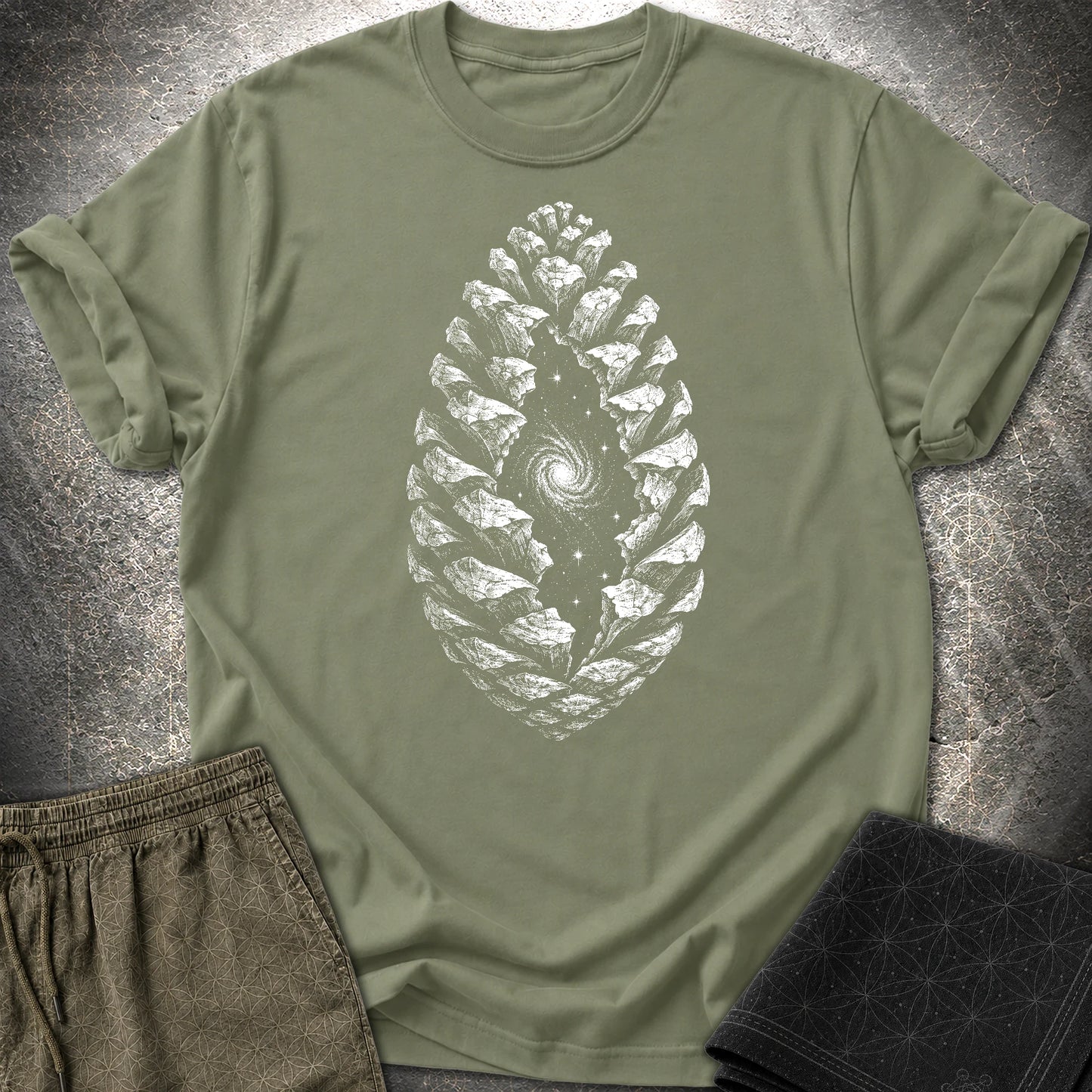 Seed of the Infinite T-Shirt - Seed of the Infinite T-Shirt - Military Green