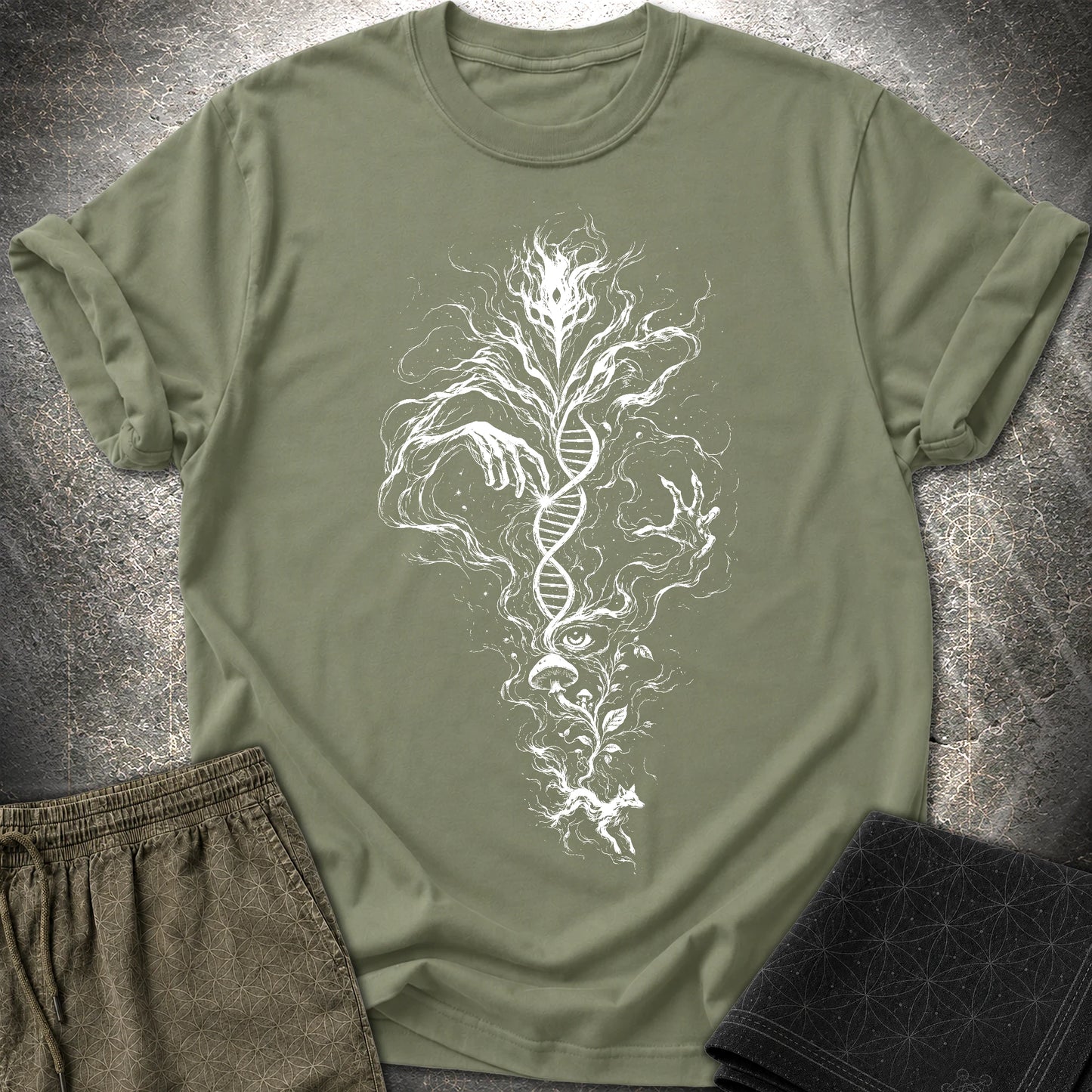 Life's Engineer - Life's Engineer T-Shirt - Military Green