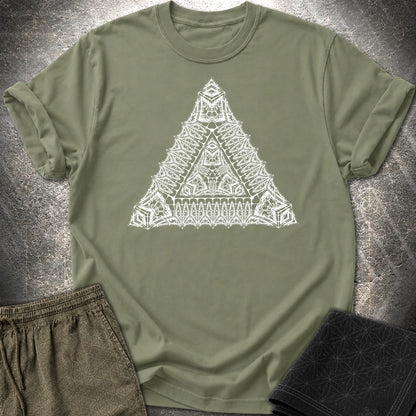Living Triangle T-Shirt - Living Triangle T-Shirt - Military Green