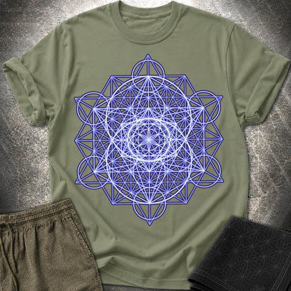 Vesica Eye Of The Universe - Vesica Eye Of The Universe T-Shirt - Military Green