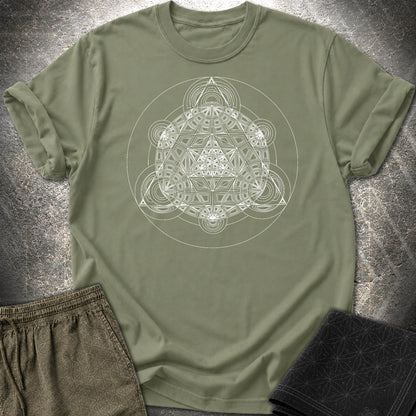 Sacred Mosaic T-Shirt - Sacred Mosaic T-Shirt - Military Green