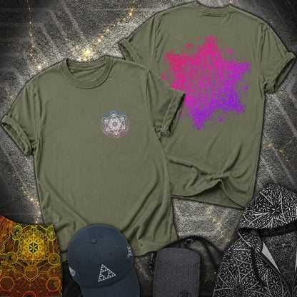 Metatron Superstructure 2 Sided T-Shirt - Metatron Superstructure 2 Sided T-Shirt - Military Green