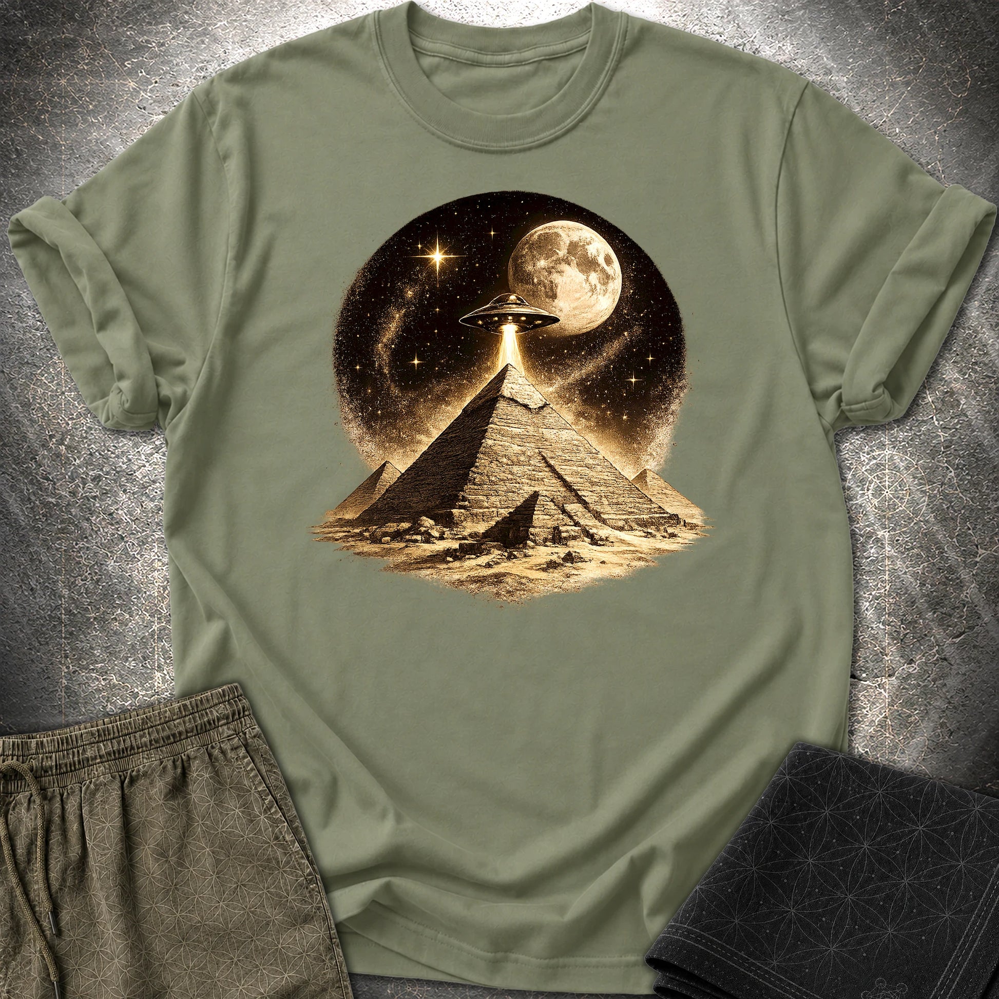 Giza Pyramid Maøe - Giza Pyramid Maøe T-Shirt - Military Green