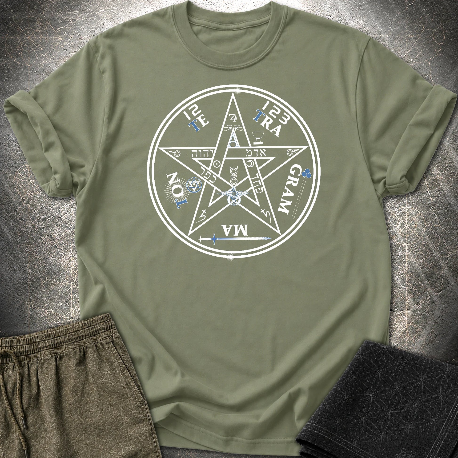 Tetragrammaton T-Shirt - Tetragrammaton T-Shirt - Military Green