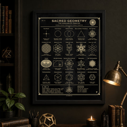 Sacred Geometry Framed poster