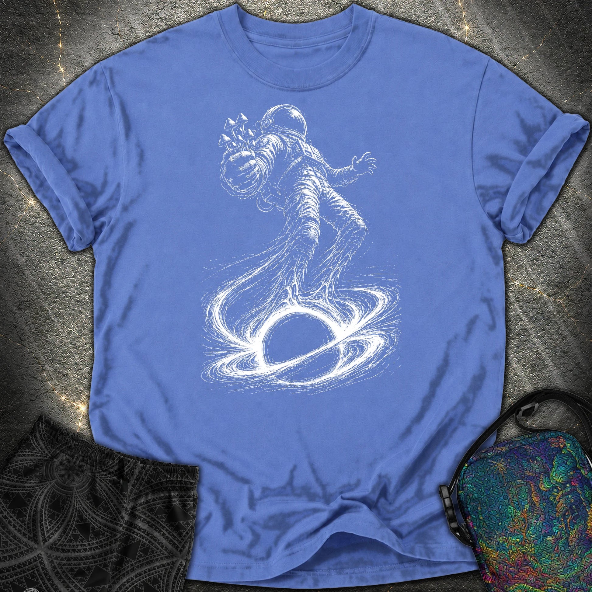 Into The Void Comfort T-Shirt - Into The Void Comfort T-Shirt - Mystic Blue