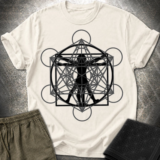 Vitruvian Metatron T-Shirt - Vitruvian Metatron T-Shirt - Natural