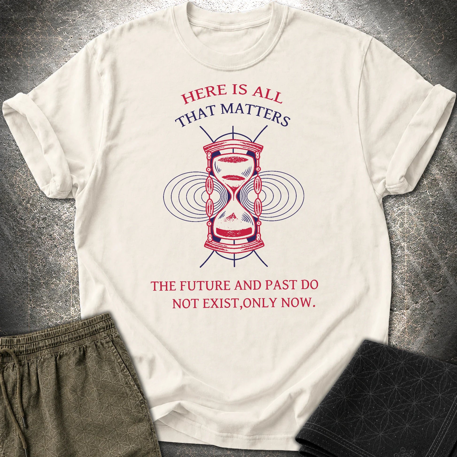 Only Now Exists T-Shirt - Only Now Exists T-Shirt - Natural