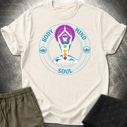 Body Mind Soul T-Shirt - Body Mind Soul T-Shirt - Natural