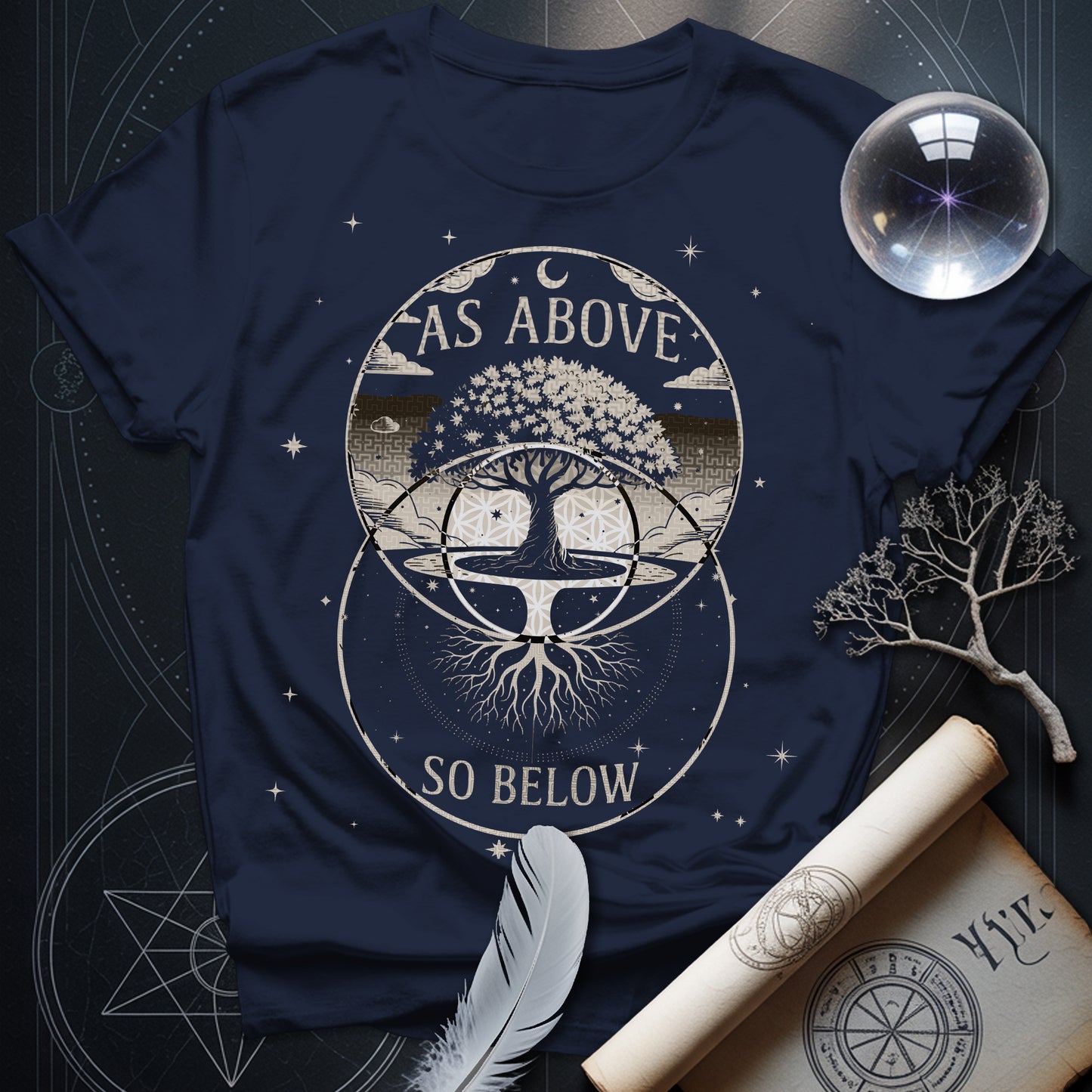 As Above So Below Vesica T-Shirt