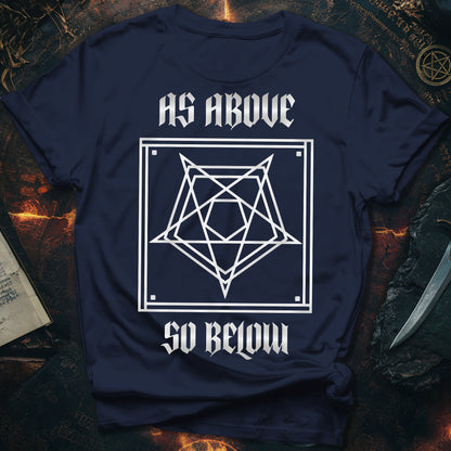 As Above So Below Star Unisex T-Shirt