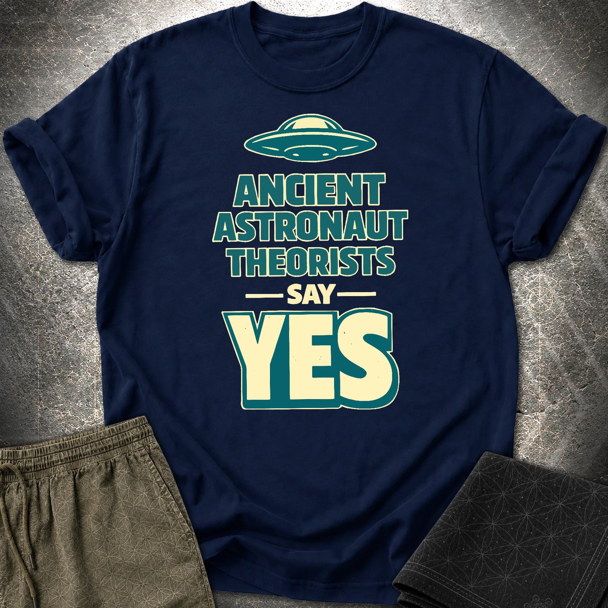 Ancient Teaorist Blue - Ancient Teaorist Blue T-Shirt - Navy