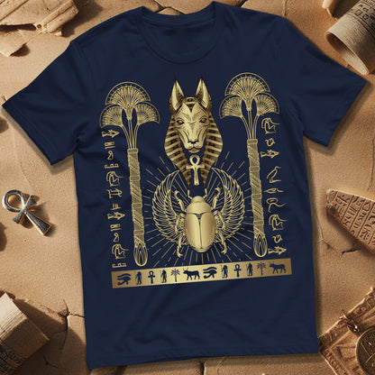 Anubis Ankh Scarab Egypt T-Shirt