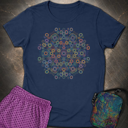Frequency Of Color - Frequency Of Color Womens T-Shirt - Navy