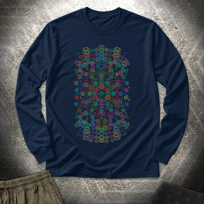Frequency Of Color - Frequency Of Color Long Sleeve Shirt - Navy