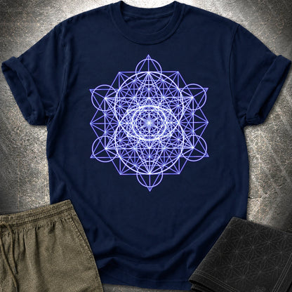 Vesica Eye Of The Universe T-Shirt - Vesica Eye Of The Universe T-Shirt - Navy