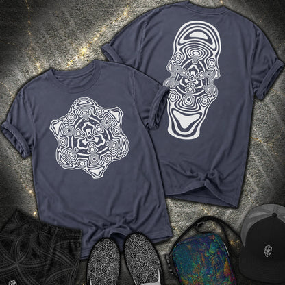 Mind Blown 2 Sided Comfort T-Shirt - Mind Blown 2 Sided Comfort T-Shirt - Navy