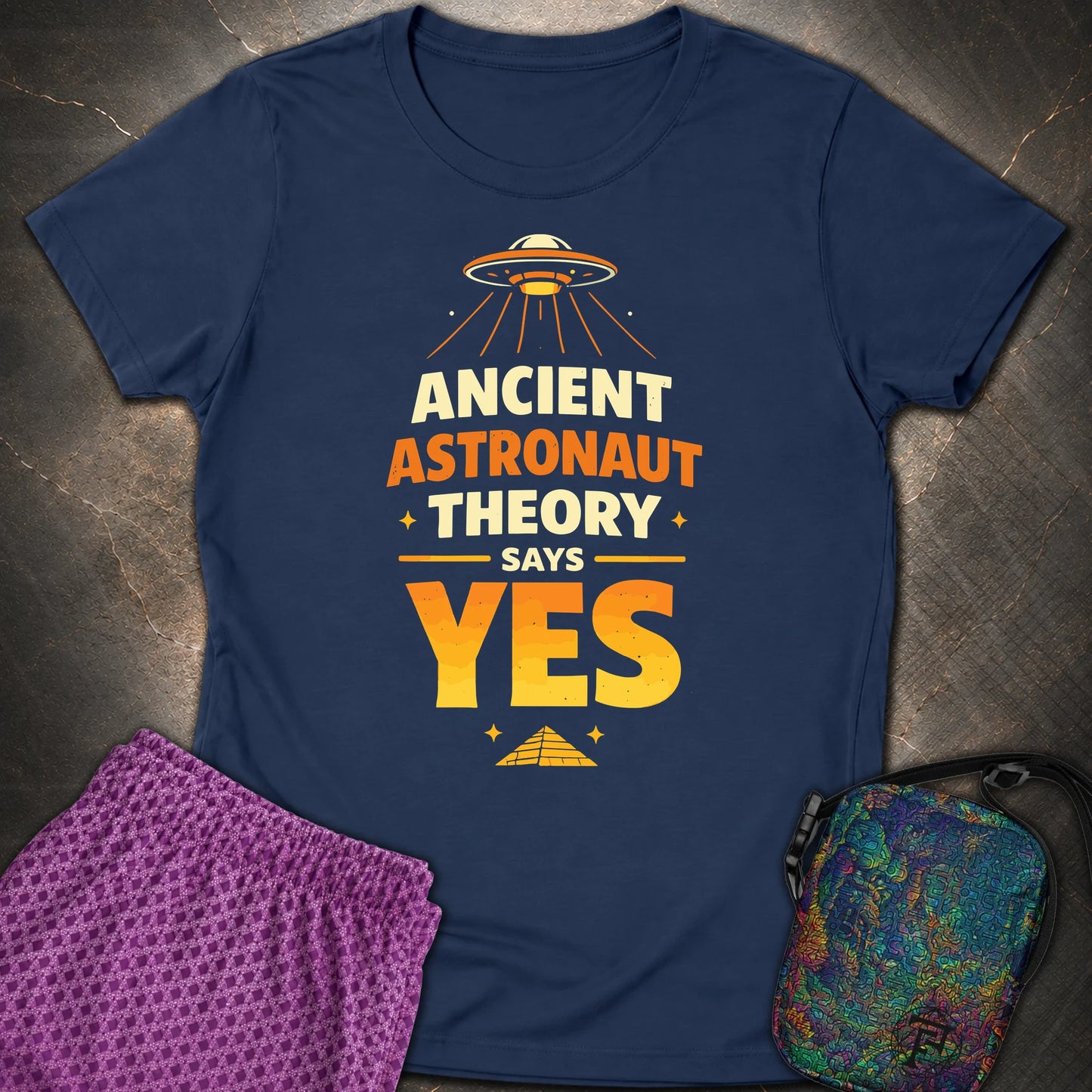 Ancient Theory - Ancient Theory Womens T-Shirt - Navy