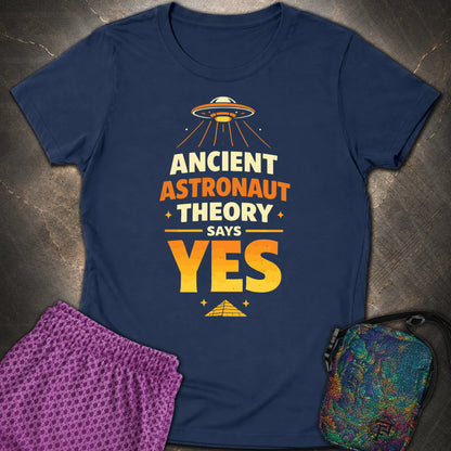 Ancient Theory - Ancient Theory Womens T-Shirt - Navy