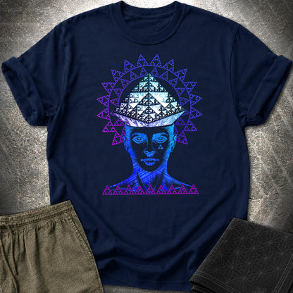 Infinite Fractal Mind T-Shirt - Infinite Fractal Mind T-Shirt - Navy