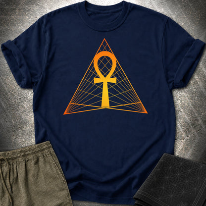 Ankh Ancient Egypt T-Shirt - Ankh Ancient Egypt T-Shirt - Navy