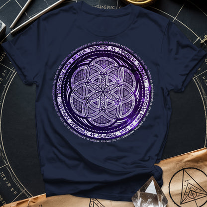 Seed Of Life Tribal Sacred Geometry T-Shirt