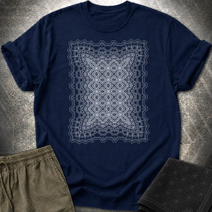Infinite Geometric Lattice - Infinite Geometric Lattice T-Shirt - Navy