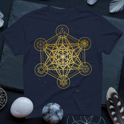 Metatron's Cube Platonic Solids T-Shirt