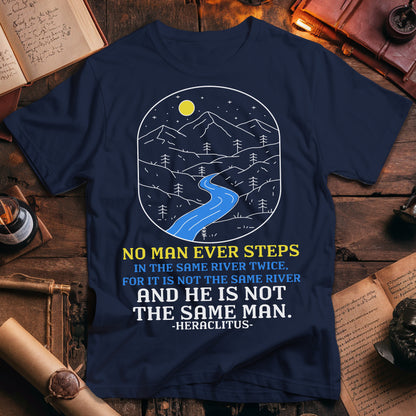 Heraclitus River Quote T-Shirt
