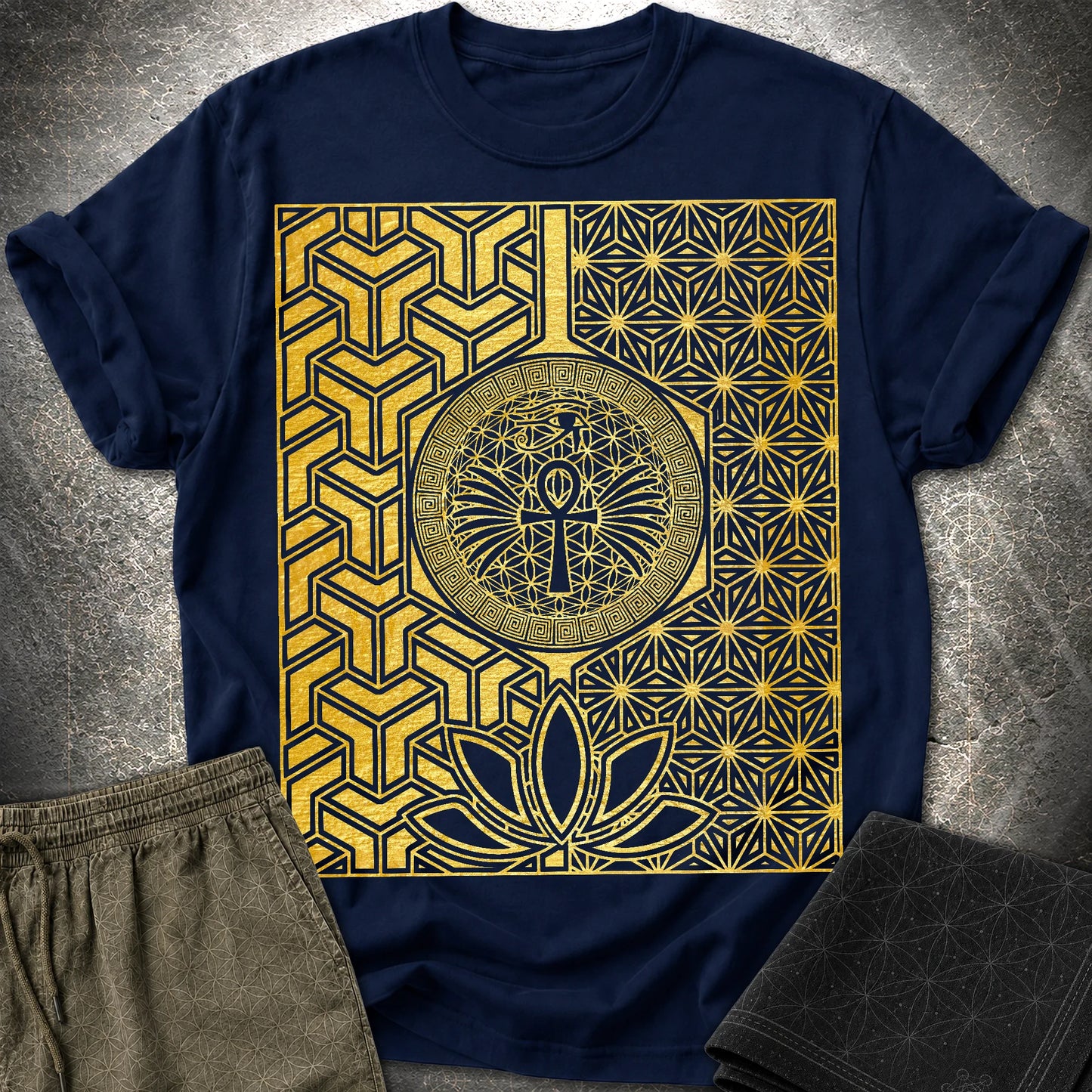 Ancient Egypt T-Shirt - Ancient Egypt T-Shirt - Navy