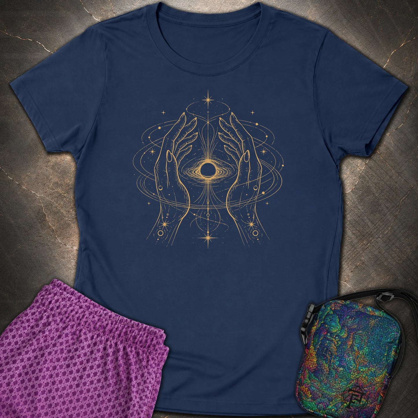 Illusion Of Control - Illusion Of Control Womens T-Shirt - Navy