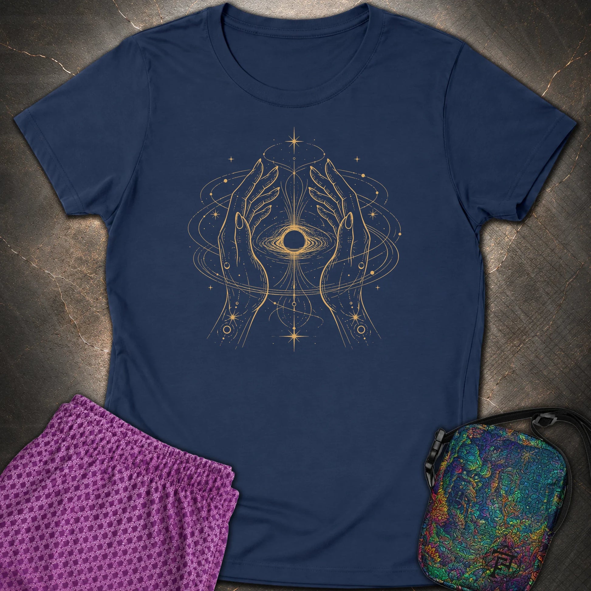 Illusion Of Control - Illusion Of Control Womens T-Shirt - Navy