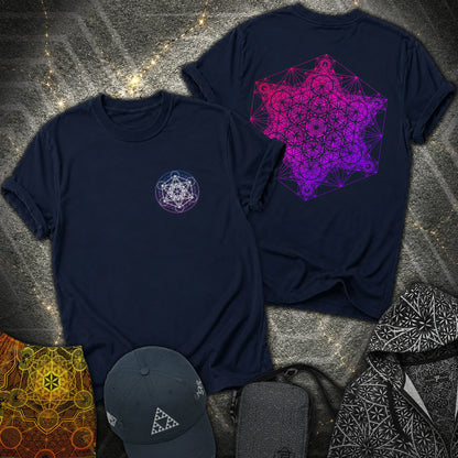 Metatron Superstructure 2 Sided T-Shirt - Metatron Superstructure 2 Sided T-Shirt - Navy