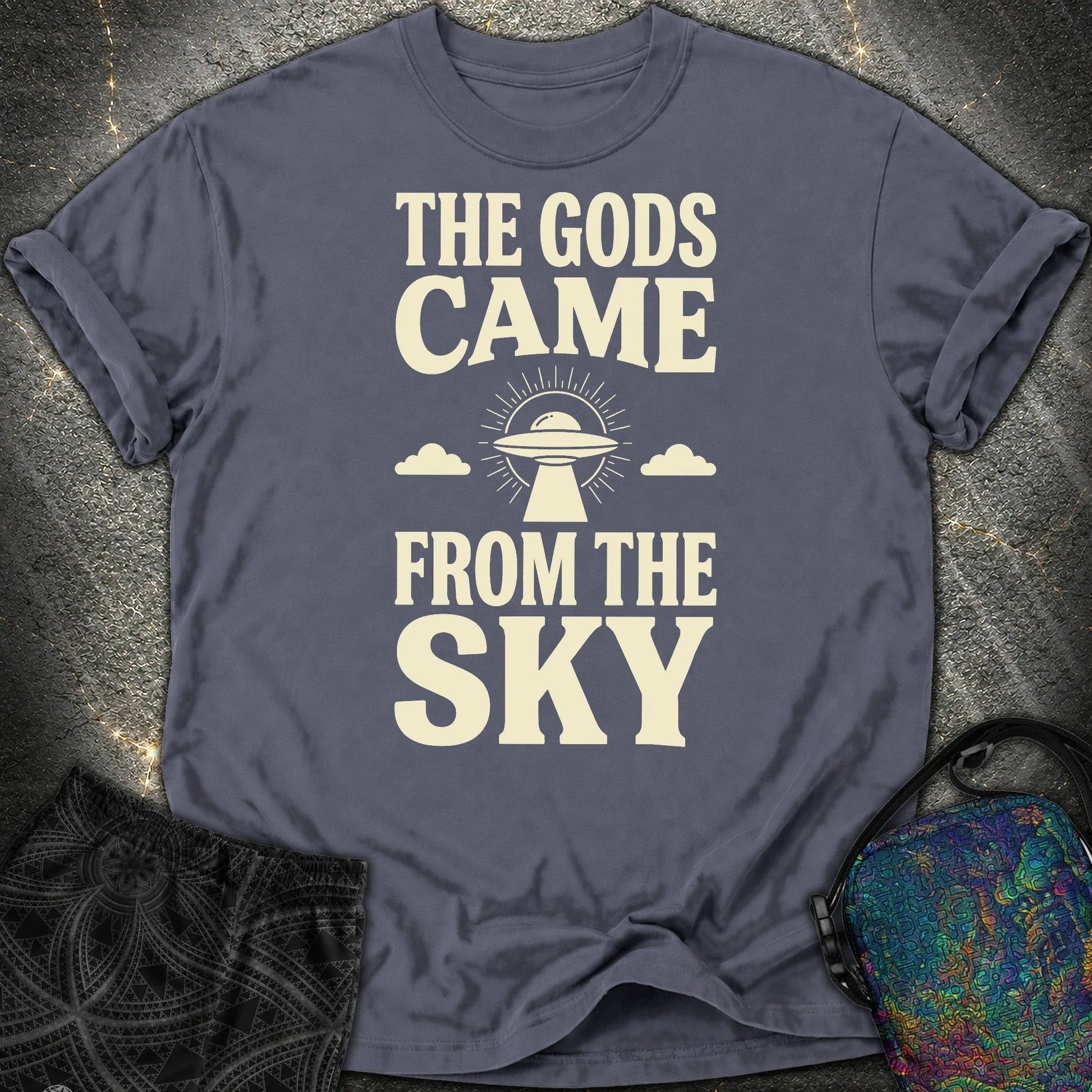The Gods Come - The Gods Come Comfort T-Shirt - Navy