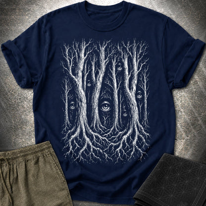 Forest Consciousness Watching - Forest Consciousness Watching T-Shirt - Navy