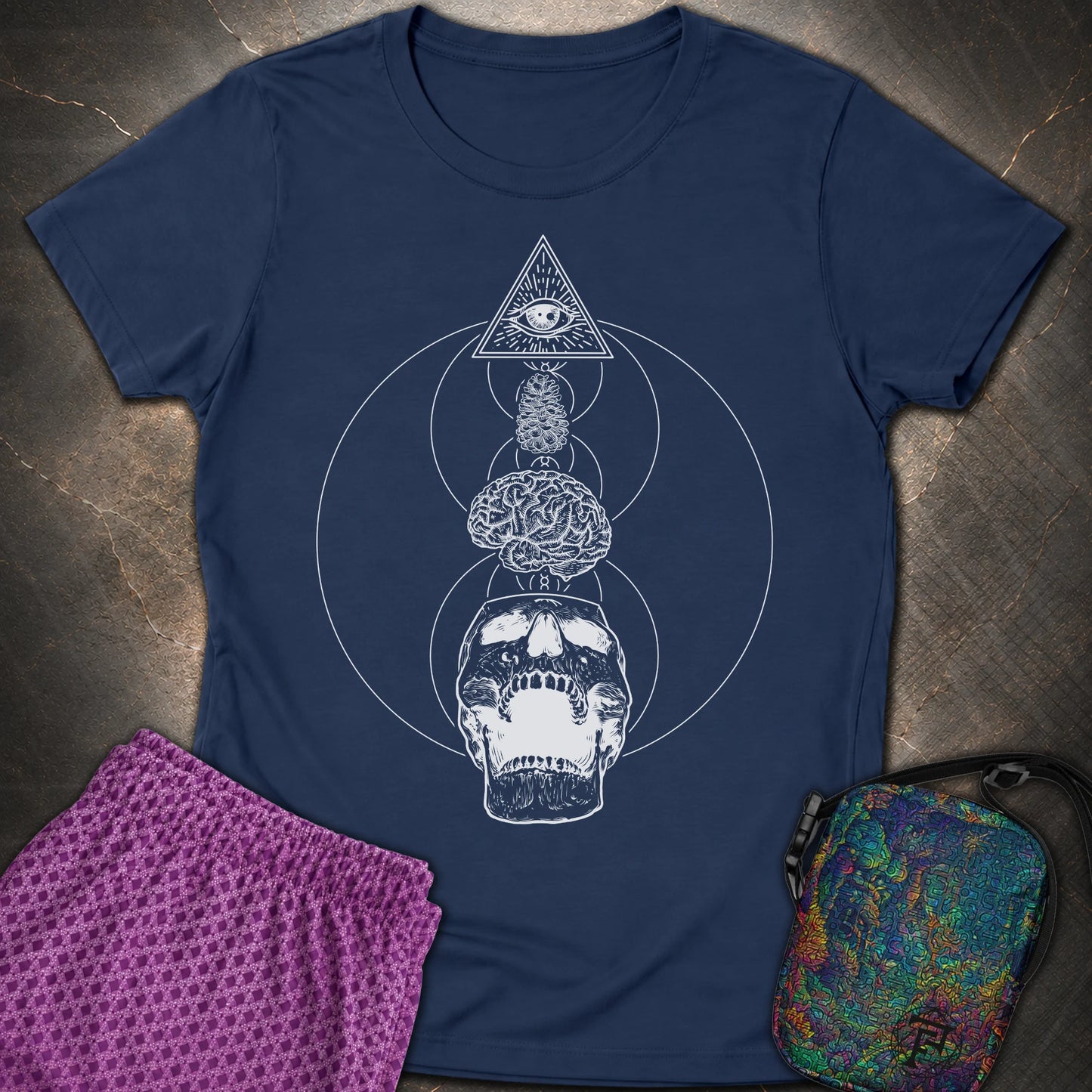 Tools Of The Trade T-Shirt - Tools Of The Trade Womens T-Shirt - Navy